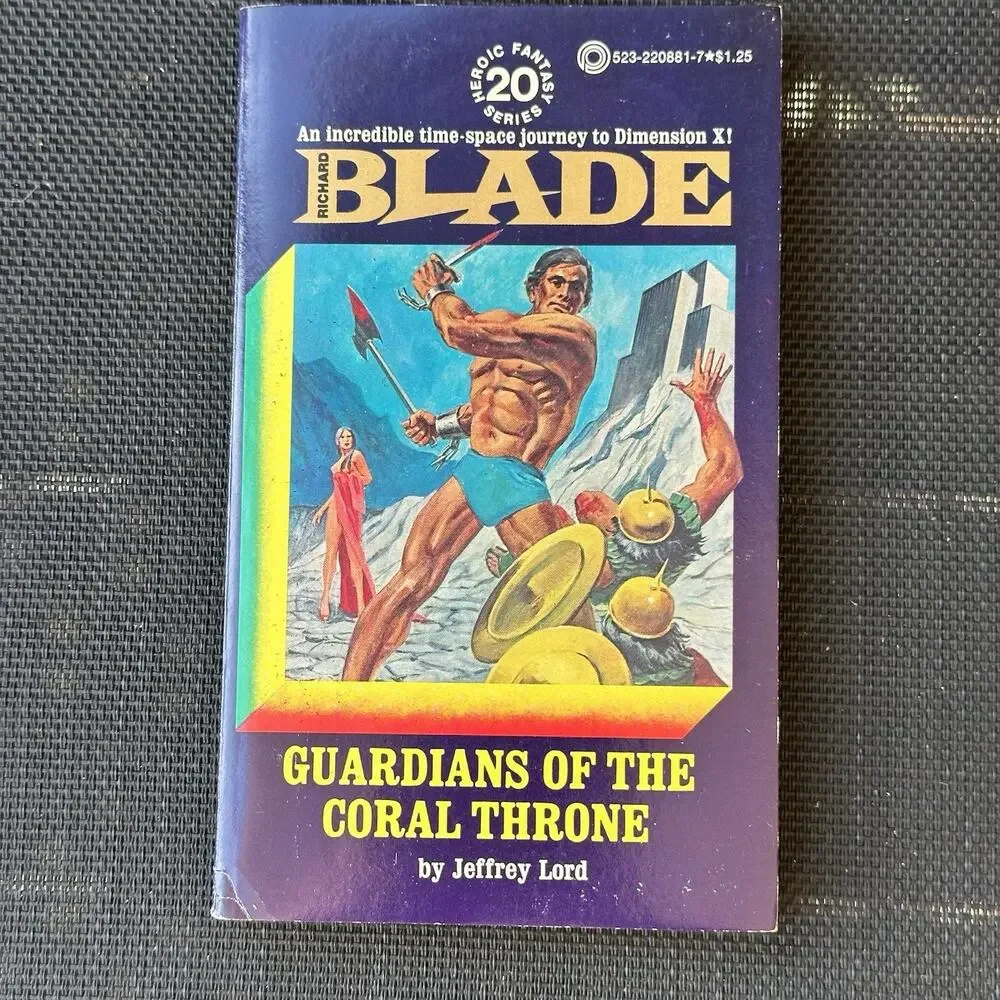Richard Blade No. 20 : Guardians of The Coral Throne by Jeffrey Lord Paperback